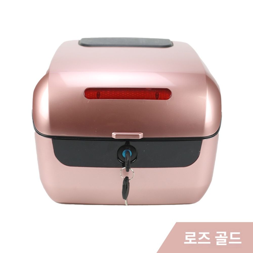 짐받이 테일박스 배달가방 트렁크 하드케이스 전기자전거 A. 글레이셔 블루 불 2 - 상품 이미지