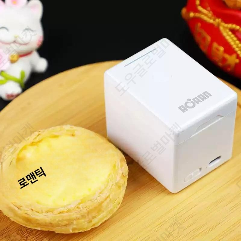 휴대용 식품 컬러 프린팅 케이크 면포장 마카롱 커피 밀크티 식품 프린팅 - 상세 이미지 4