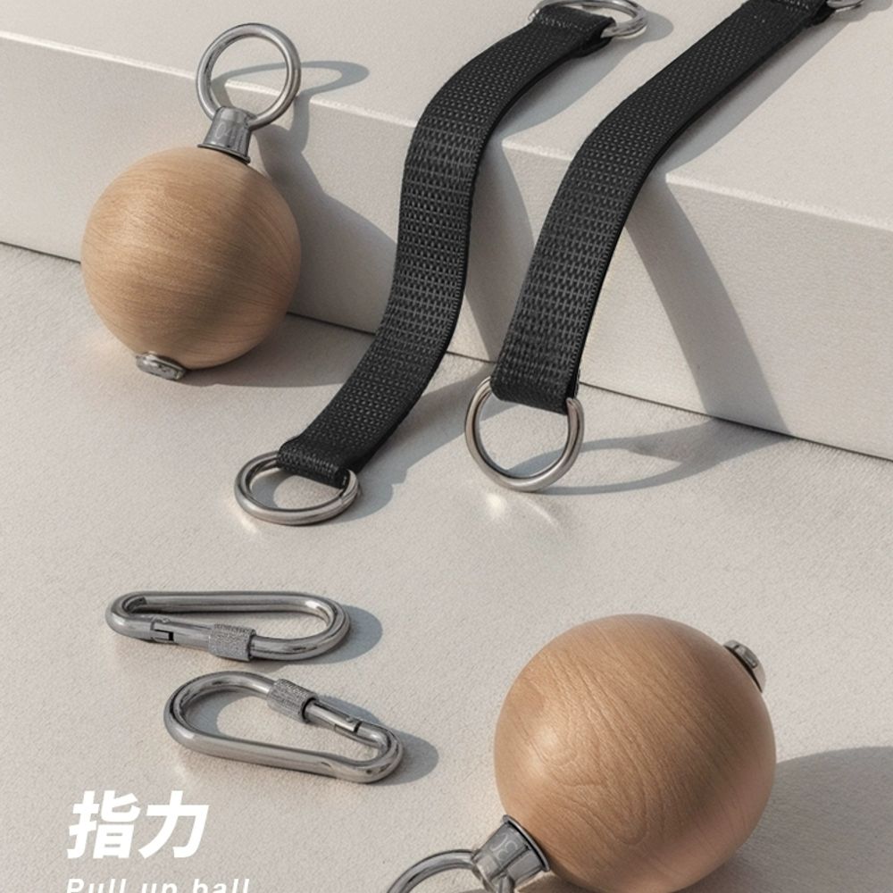 풀업볼 실내 턱걸이 운동기구 직경 풀업바 그립볼 운동 훈련 A. 지름 6cm 한 쌍 - 상세 이미지 4