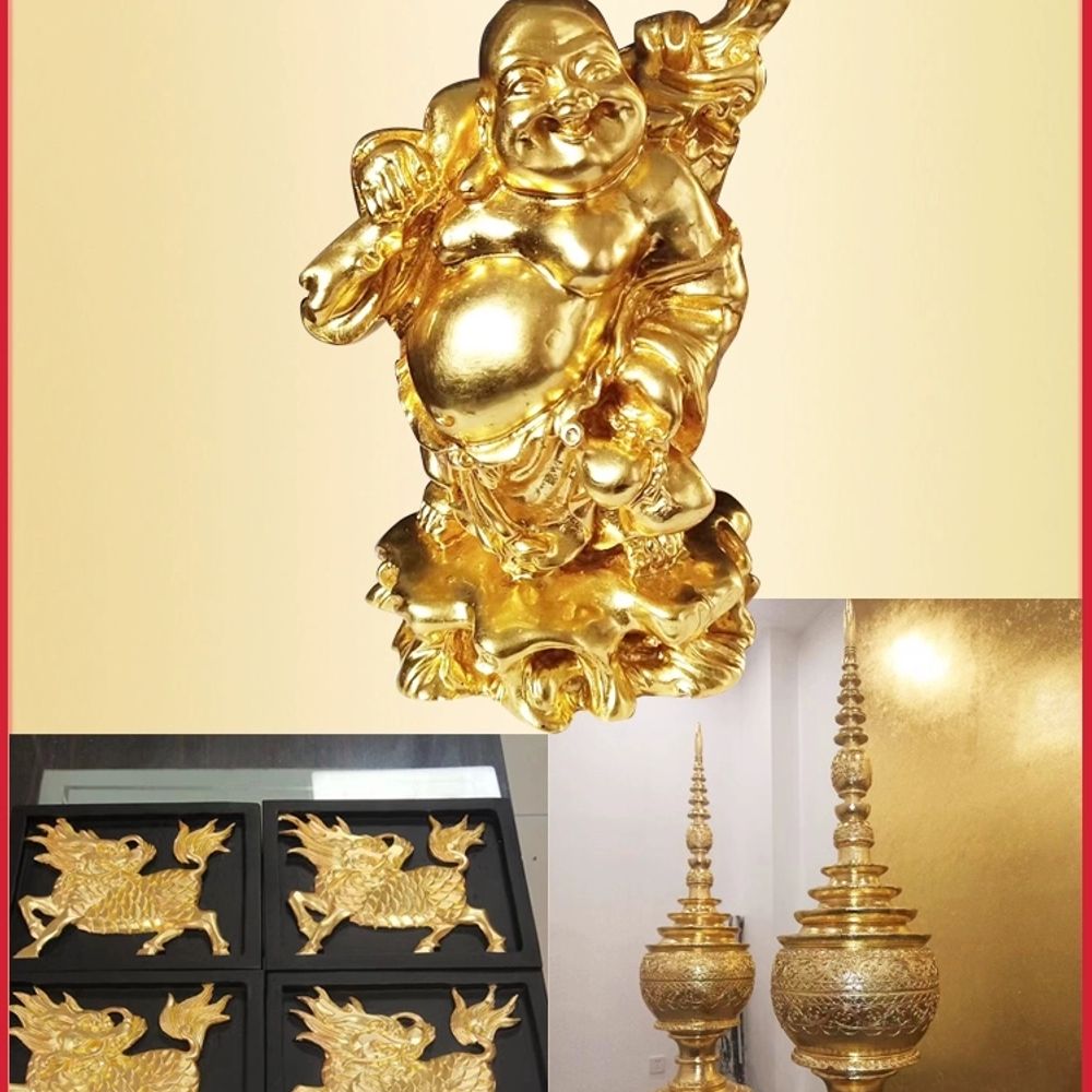 금박 순 부처님 공예 공예용 골드종이 도금 A. Gold9CM500 사진 수입 Buddh - 상세 이미지 2