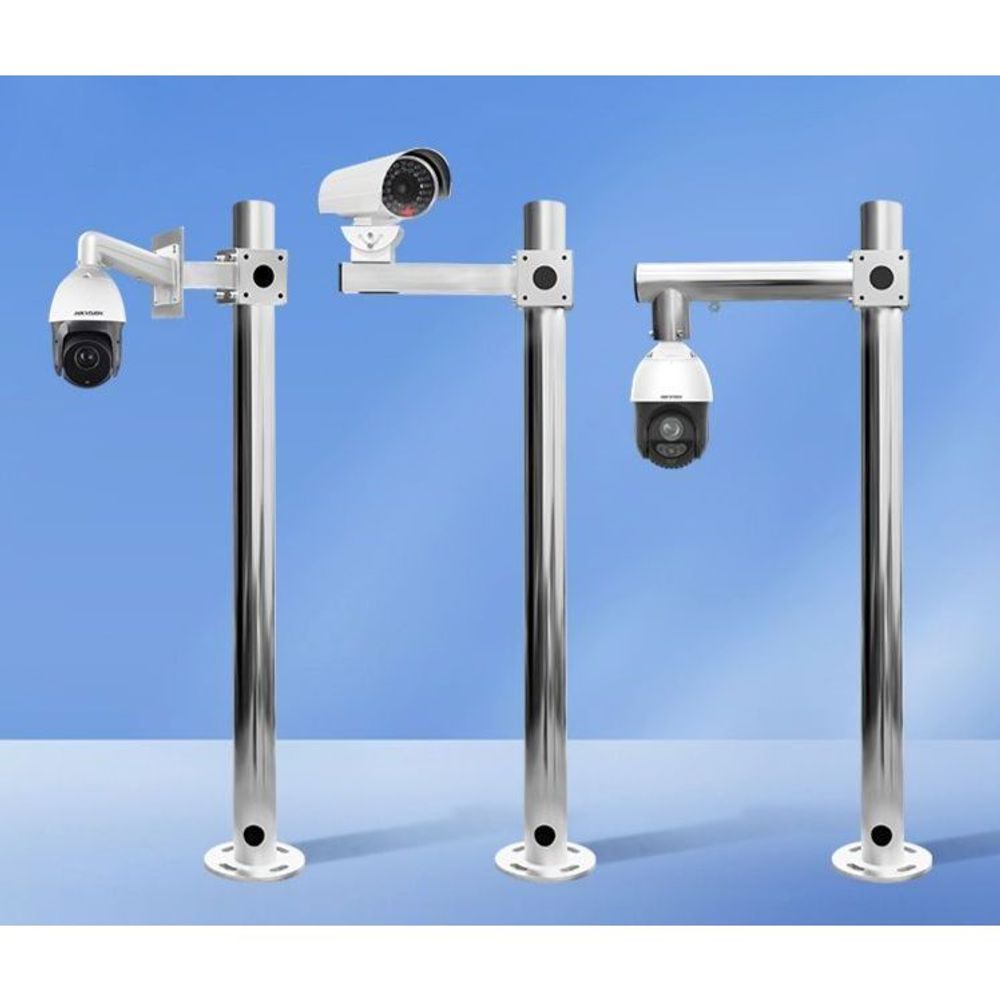 CCTV 거치대 브라켓 실외 주차장 기둥 씨씨티비 지지대 야외 A. 0.5m A형 - 상품 이미지