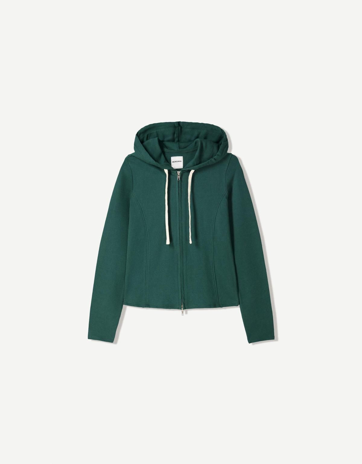 버쉬카 데일리 그린 집업 후드티 7004/478 GREEN - 상품 이미지