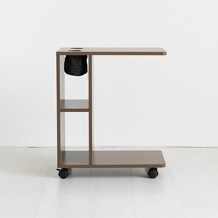 폴라보 이동식 사이드테이블 STBM5950 CT080 브라운 4275.6951