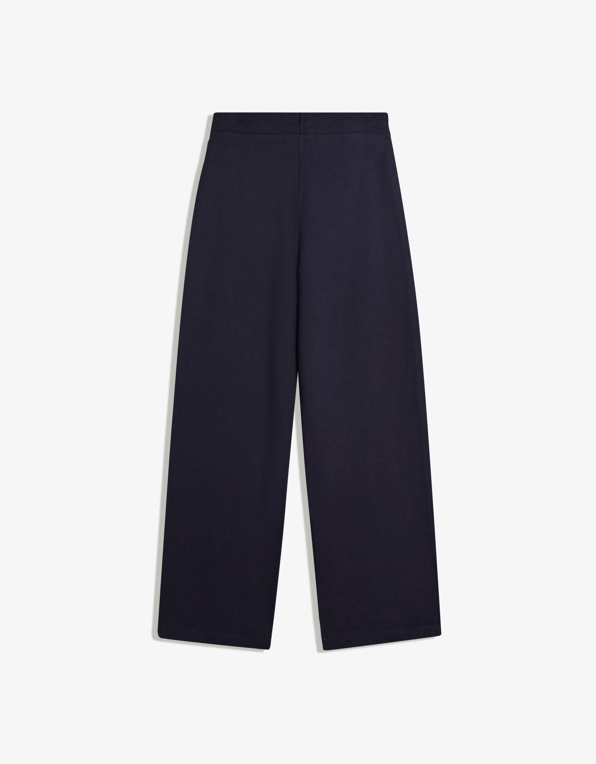 버쉬카 플러시 저지 와이드 팬츠 5290/478 NAVY - 상세 이미지 2