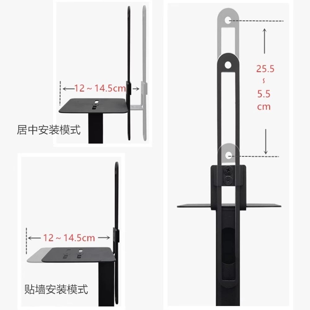 리어 스피커 스탠드 화이트 호환 우퍼 거치대 G. Sony RS3SS40RS60용 반원형 - 상세 이미지 5
