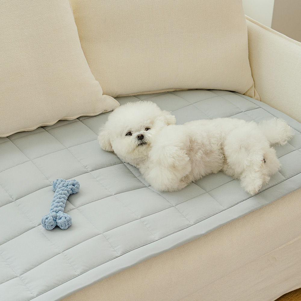바자르 몽실몽실 먼지없는 진드기방지 소파패드 고밀착 슈퍼 논슬립 반려동물 쇼파패드 2인용
