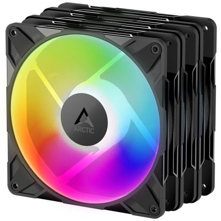 아틱 ARCTIC P14 Pro A-RGB 서린 시스템 케이스 쿨러 (3팩, 블랙)