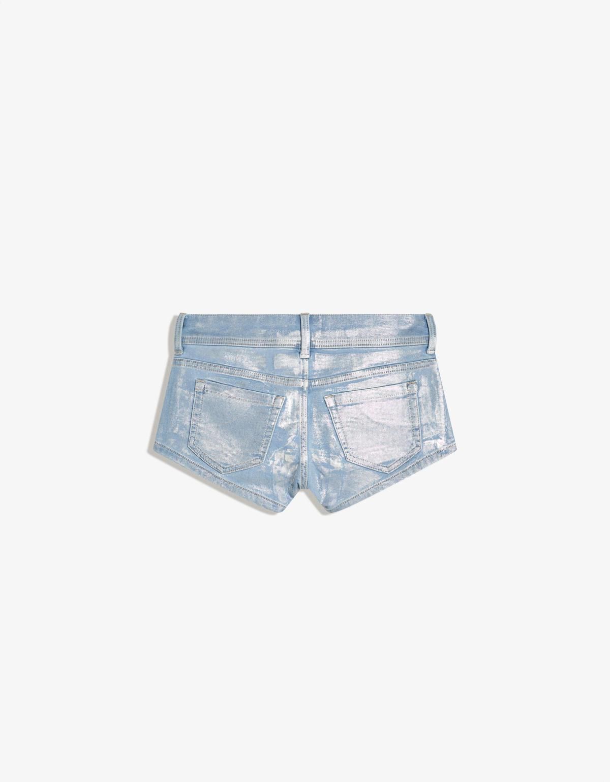 버쉬카 실버 테크니컬 데님 숏팬츠 8314/335 LIGHT BLUE - 상세 이미지 5