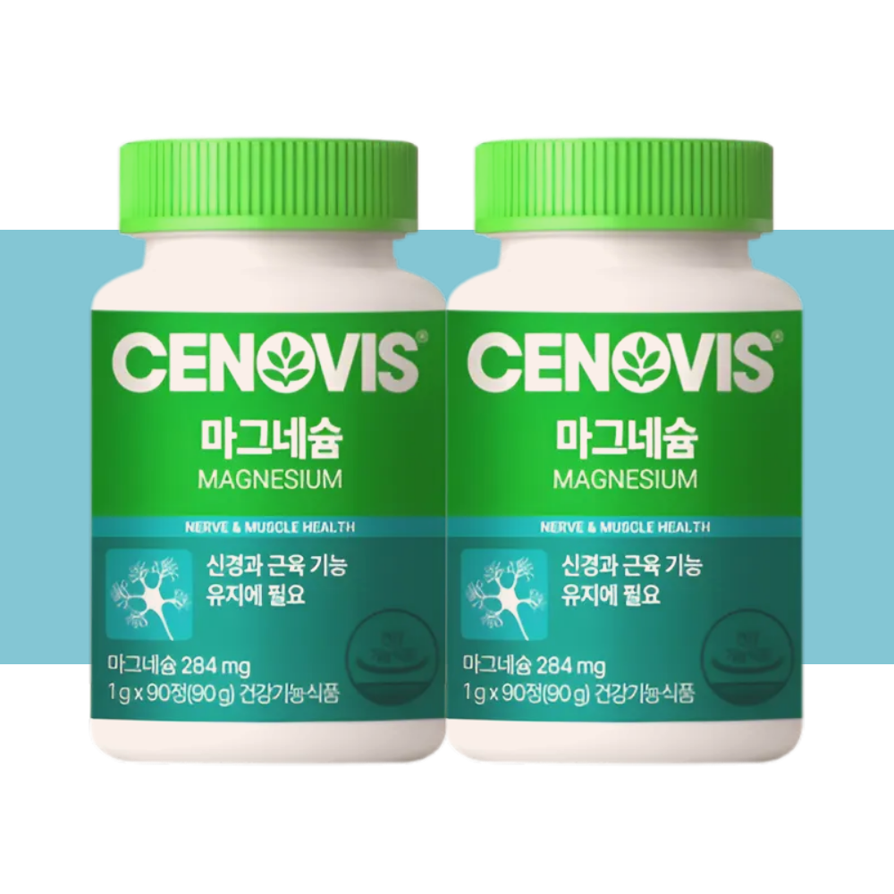 세노비스 마그네슘 눈떨림 영양제 90정X2박스 - 상품 이미지