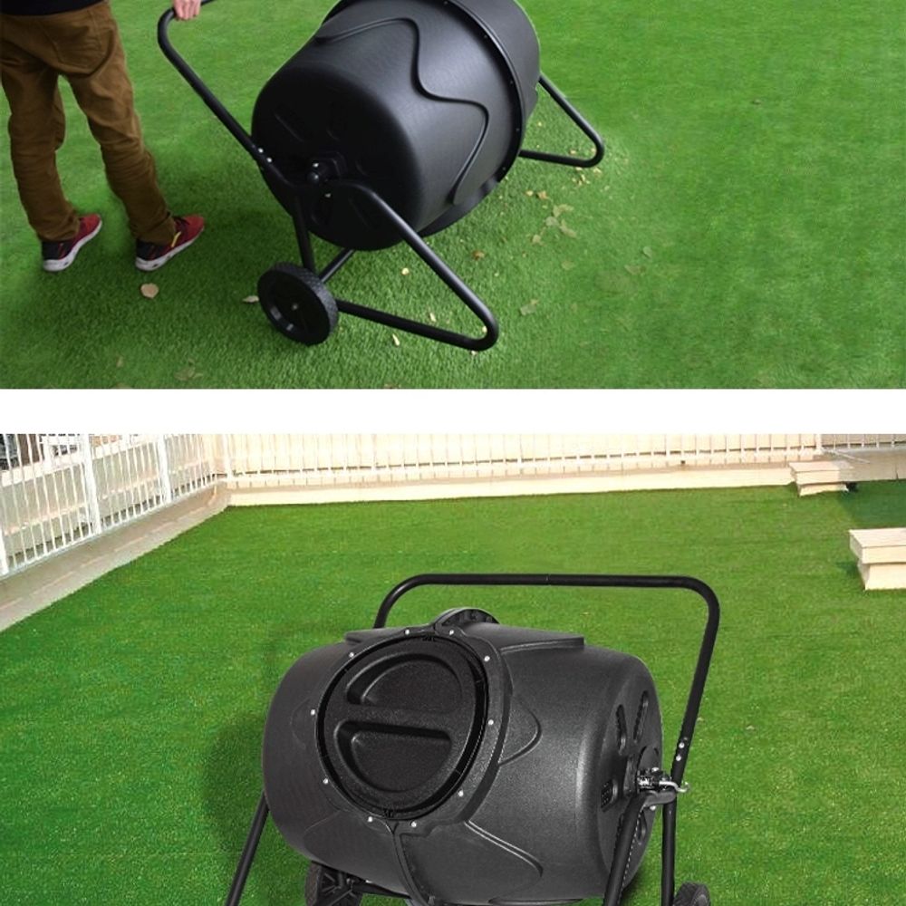회전 퇴비통 거름 제조 콤포터스 회전퇴비통 텃밭 낙엽 A. 70L 회전 퇴비 버킷 - 상세 이미지 5