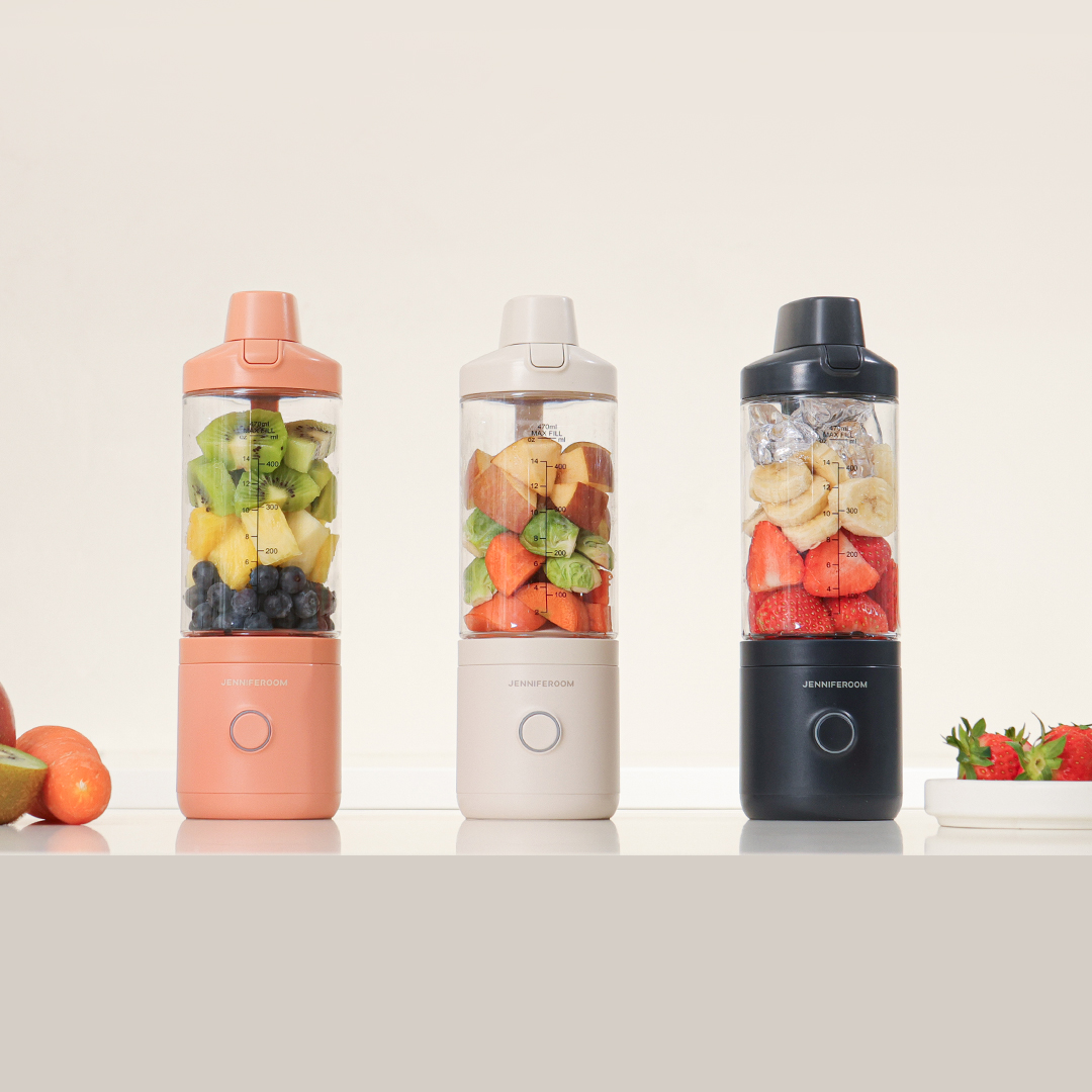 제니퍼룸 블렌드 러쉬 휴대용 무선블렌더 소형 믹서기 과일 주스 믹서 오렌지 JRK-BLP101OG