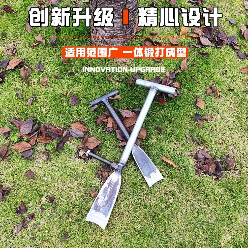 나무뿌리제거 조경삽 특수삽 원예 망간강 묘목 나무 구멍 A. 망간강 단조삽대형  발나사 이미지 6