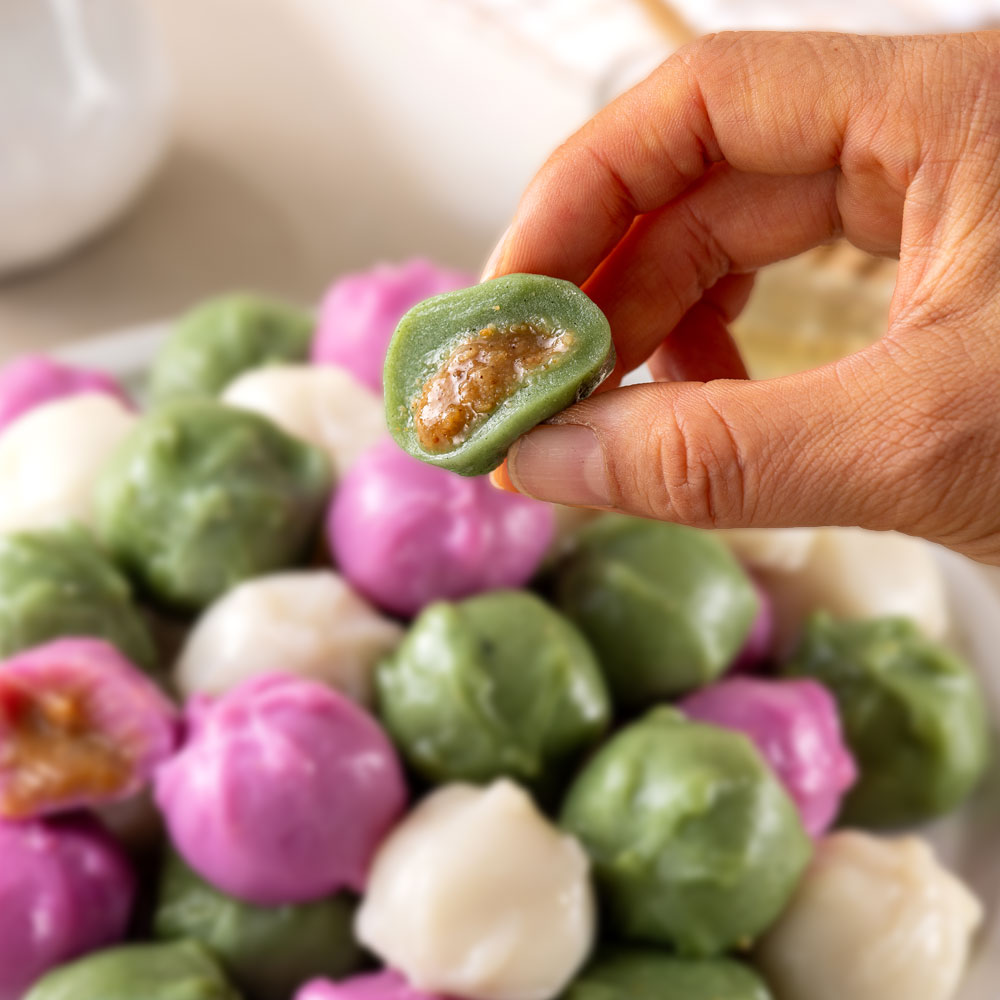 귀정떡방 꿀떡이 맛 없으면 혼나야죠 삼색 모듬 꿀떡 500g - 상세 이미지 3