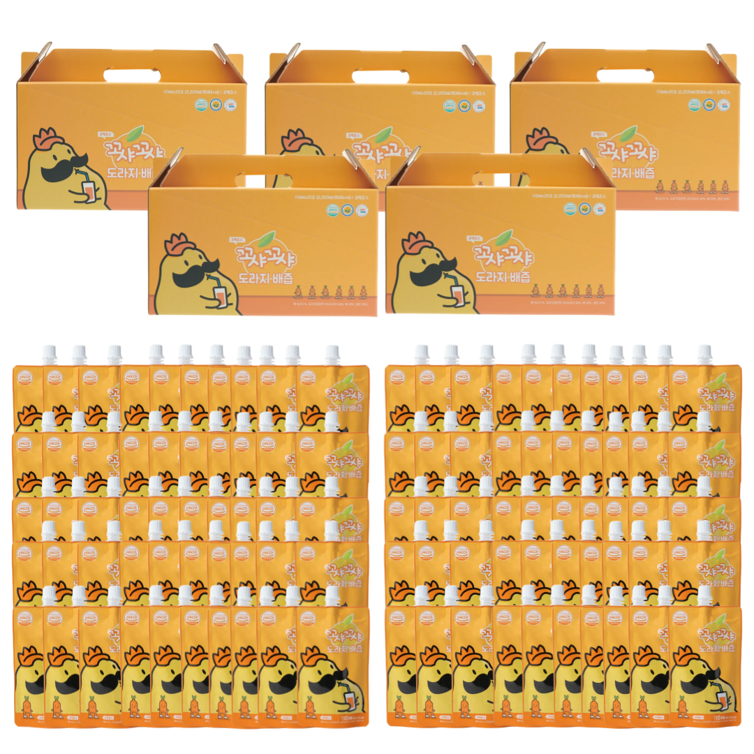 [꼬샤꼬샤] 도라지배즙 110mlx100개 스파우트형