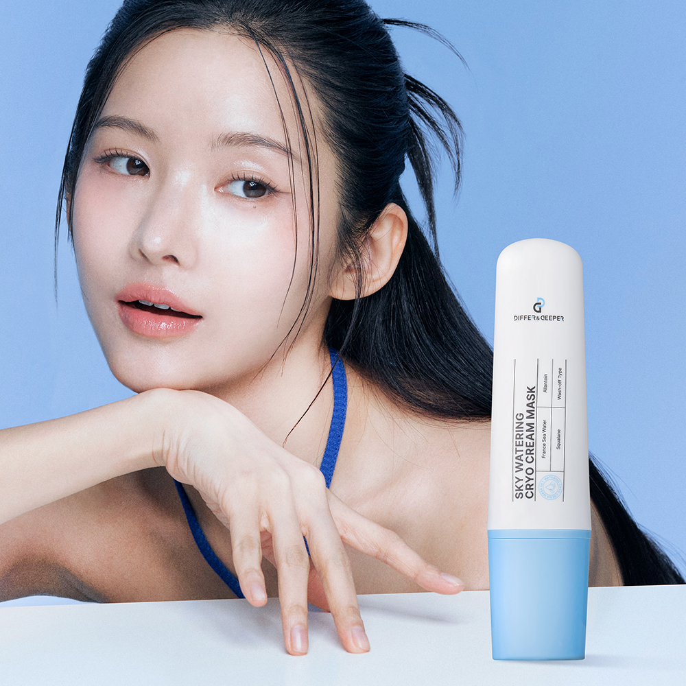디퍼앤디퍼 소다팩 스카이 워터링 크라이오 크림 마스크 수분 보습 쿨링 모델링팩 100g - 상세 이미지 2