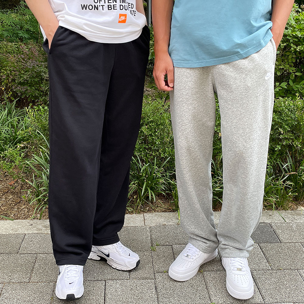 (국내매장판) 나이키 긴 바지 트레이닝 조거 팬츠 일자 스우시 클럽 운동복