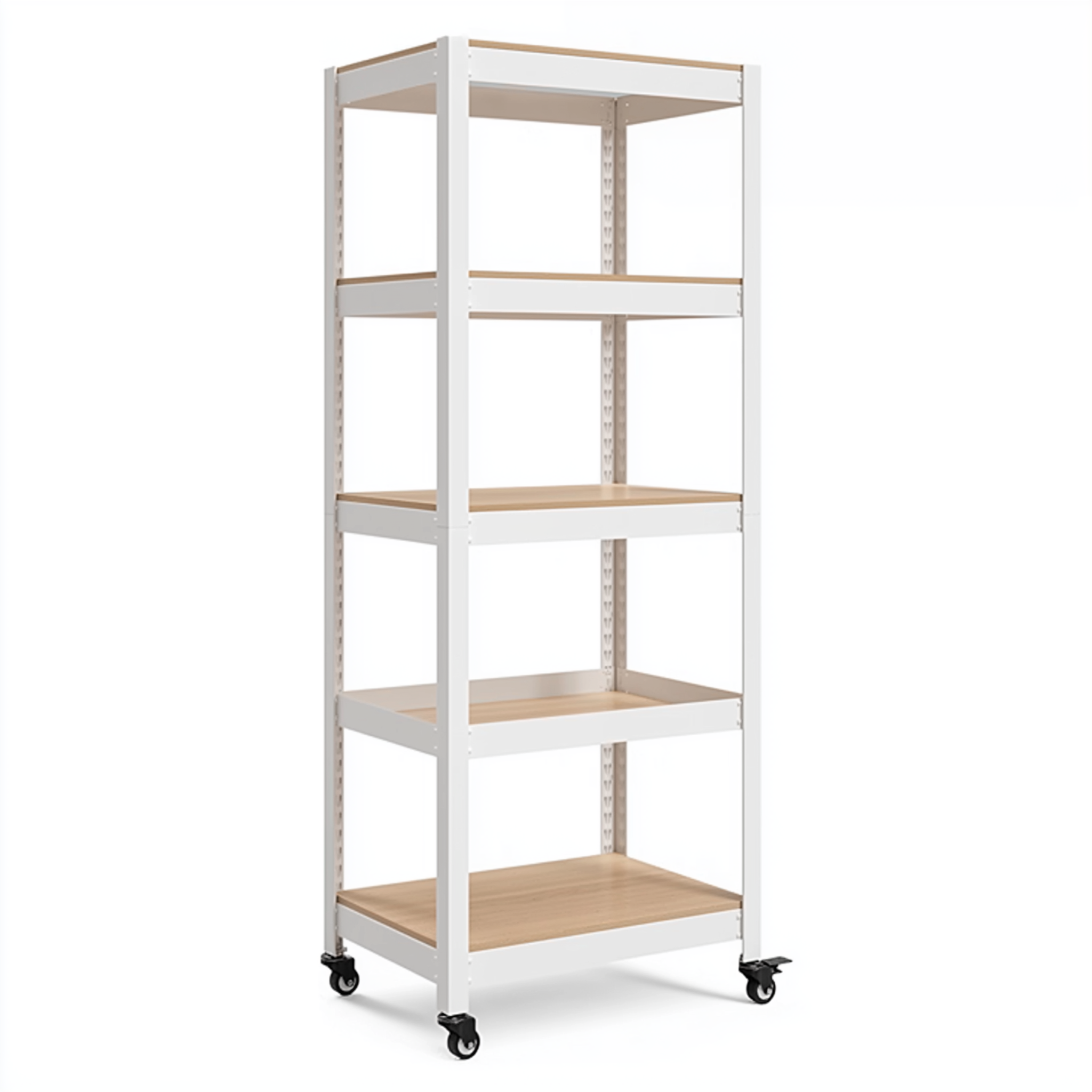 바퀴선반 바퀴달린선반 이동식 트롤리 5단 수납 대형 틈새 북카트 300300750