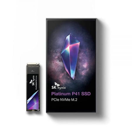 SK하이닉스 [해외]SK hynix 플래티넘 P41 1TB PCIe NVMe Gen4 M.2 2280 내장 게이밍 SSD, 최대 7,000MB/S, 컴팩트 M.2 폼 팩터 - 176레이어 NA
