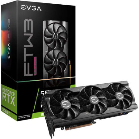 [해외]EVGA GeForce RTX 3060 Ti FTW 울트라 게이밍, 08G-P5-3667-KR, 8GB GDDR6, iCX3 냉각, ARGB LED