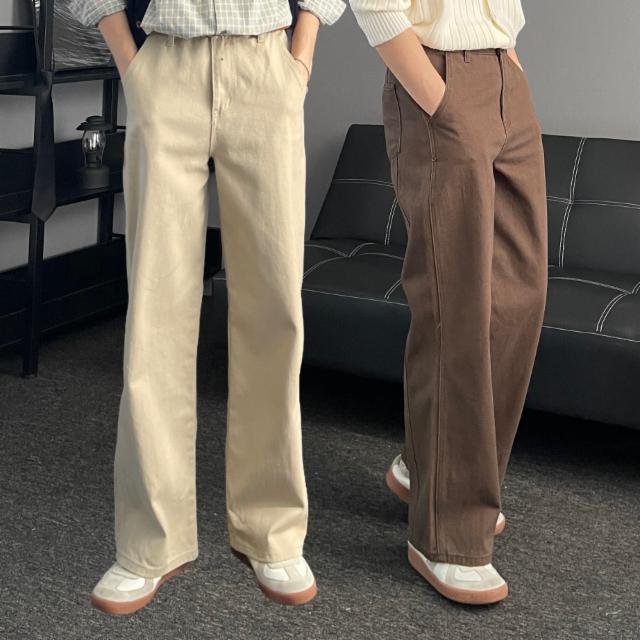 남자면바지 남자와이드팬츠 통넓은바지 제품 이미지