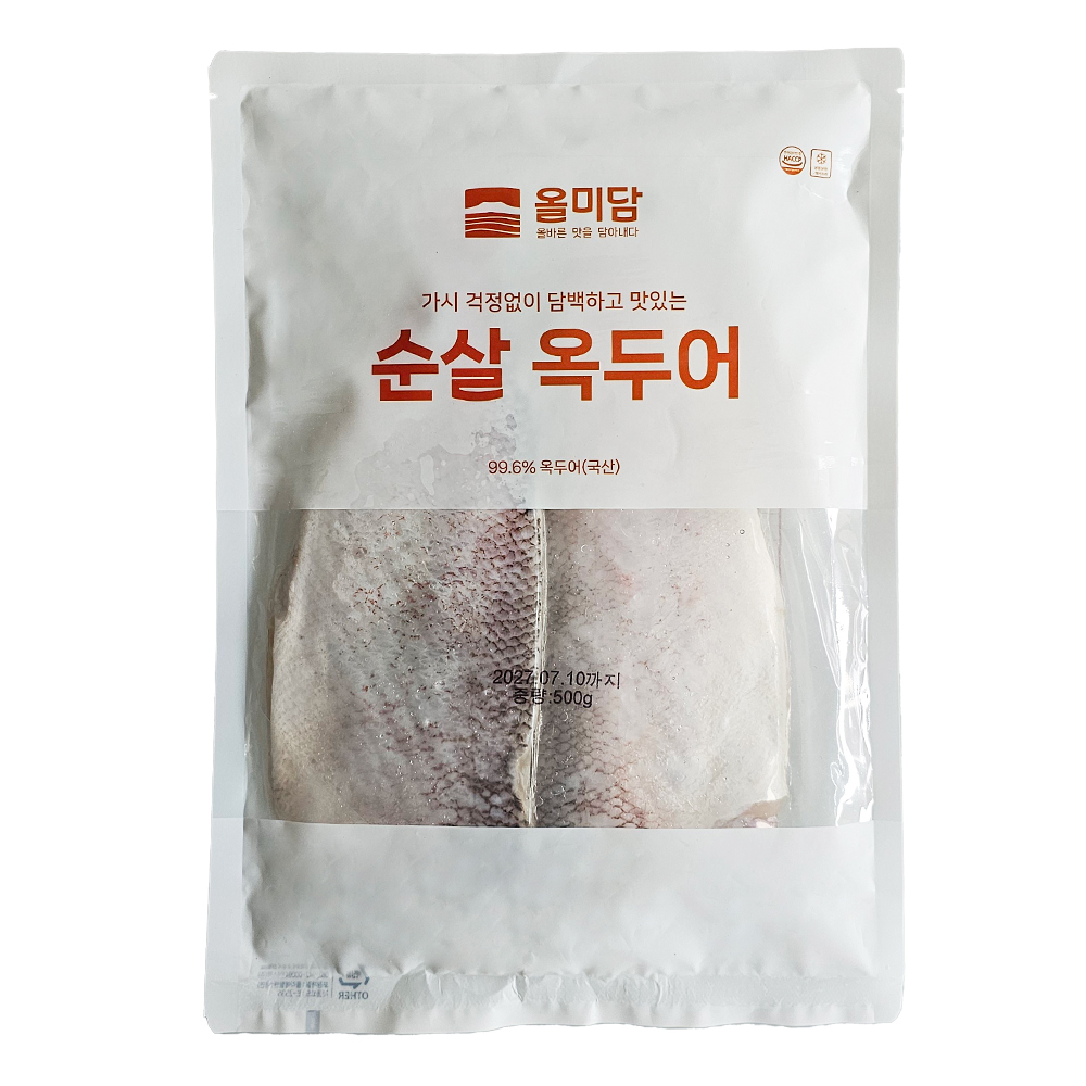 제주 순살 백옥돔 옥두어 500g 흰살 생선 구이 올미담 - 메인 이미지