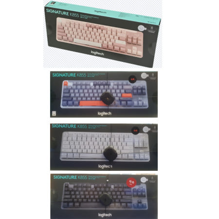 [로지텍] SIGNATURE K855 로즈 적축 TKL 기계식 무선 키보드 GD [로지텍 코리아 정품]
