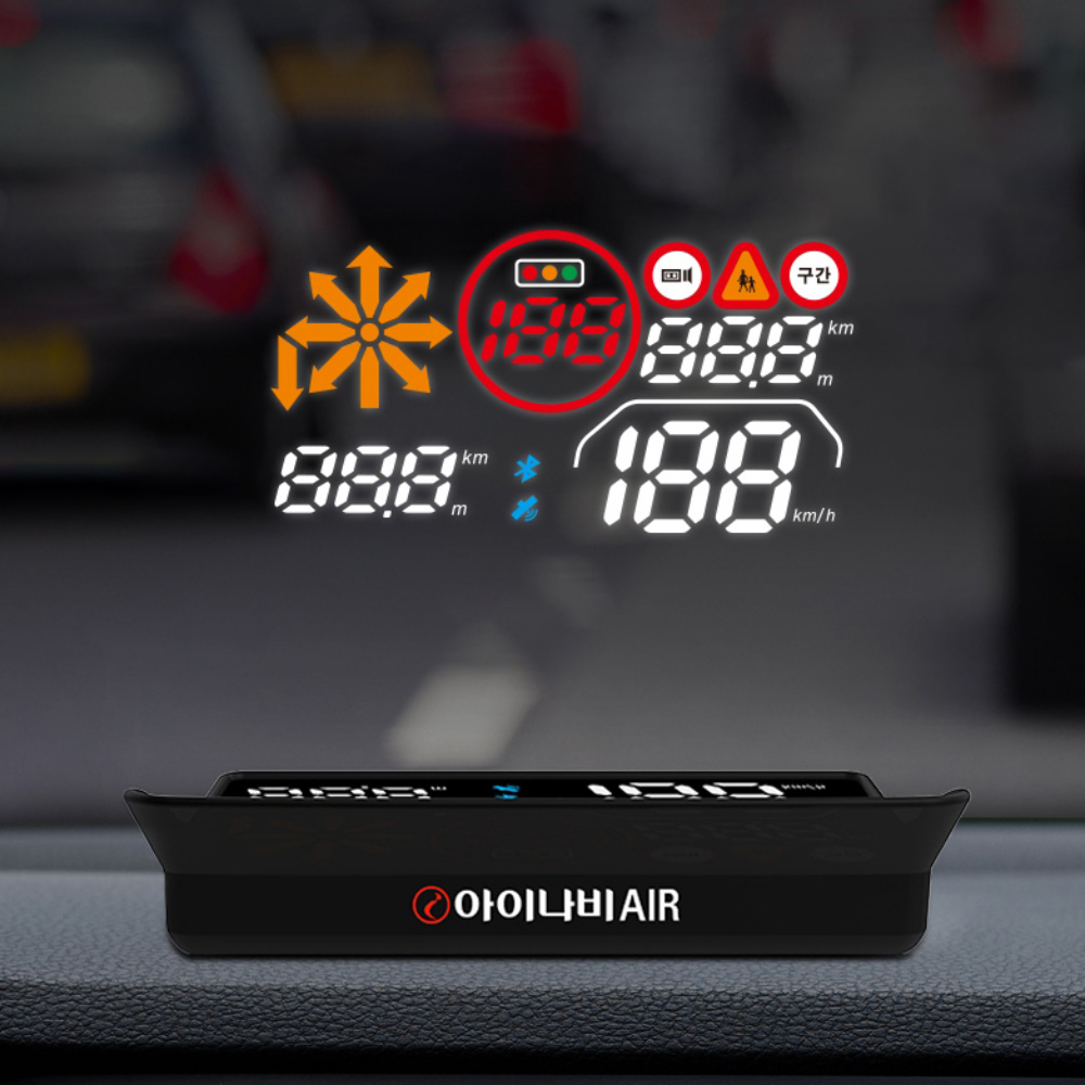 뉴버전 아이나비 허드 HUD 아이허드 로드큐 헤드업 디스플레이 네비게이션 연동