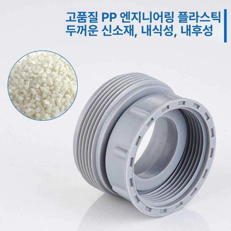 배관 단열재 PVC 보온재 동파방지 테이프 수도관 B형 내경 56mm 변환 30mm 접속 - 상세 이미지 5