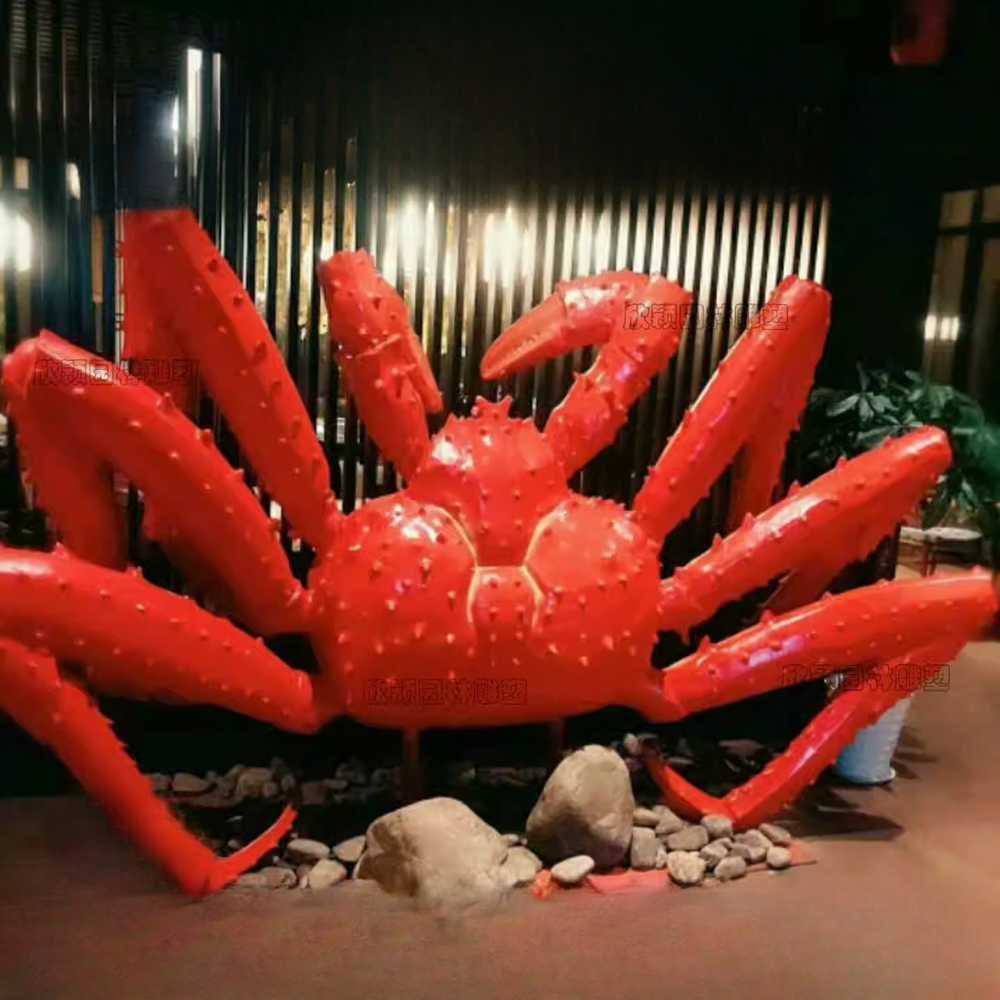 대게 입체 간판 모형 조형물 해물전문점 수산 시장 왕게 4m - 상세 이미지 2