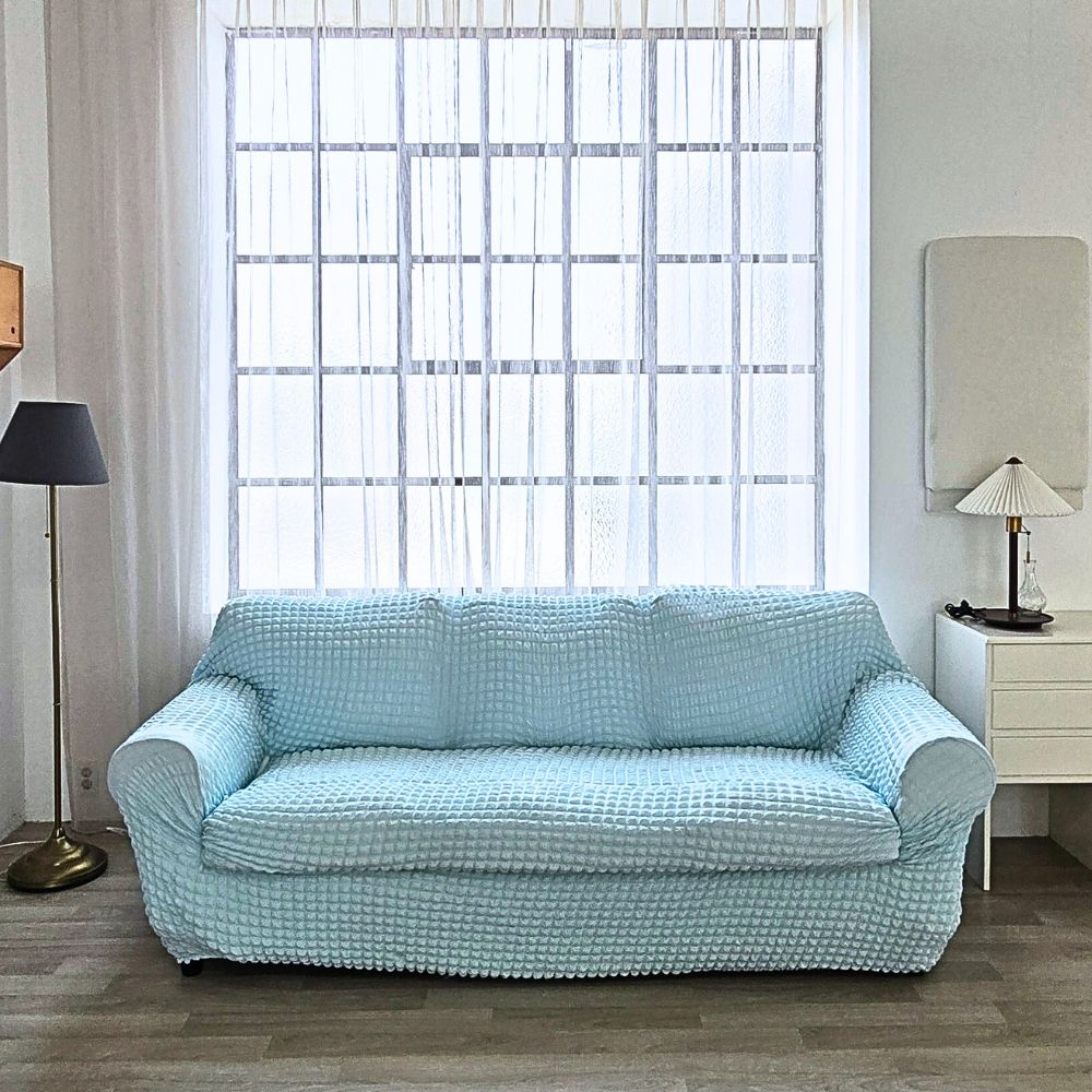 고탄력 스판 쇼파커버 사계절 5인용(XXL) 가죽 소파패드 커버링 리클라이너 카우치 덮개