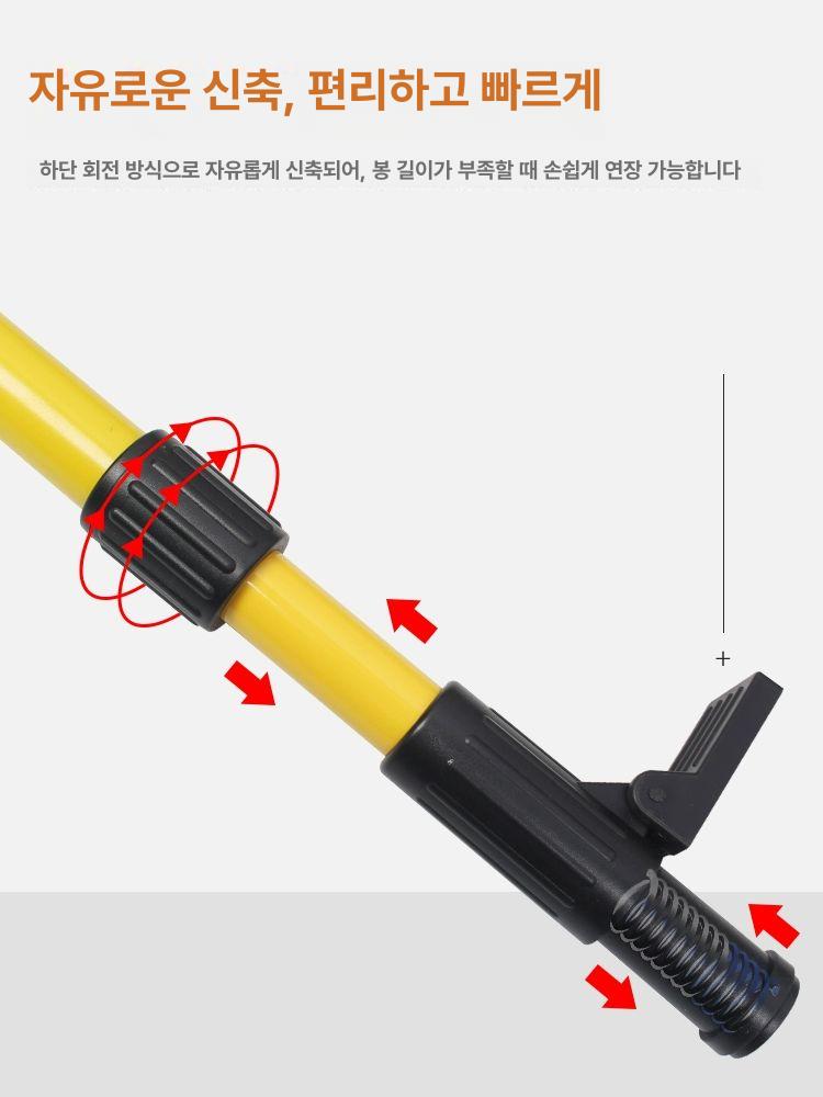 레이저레벨기 삼각대 폴대 거치대 연장 수직 솔리드 4.8m 다기능 클라우드타워 - 상세 이미지 4