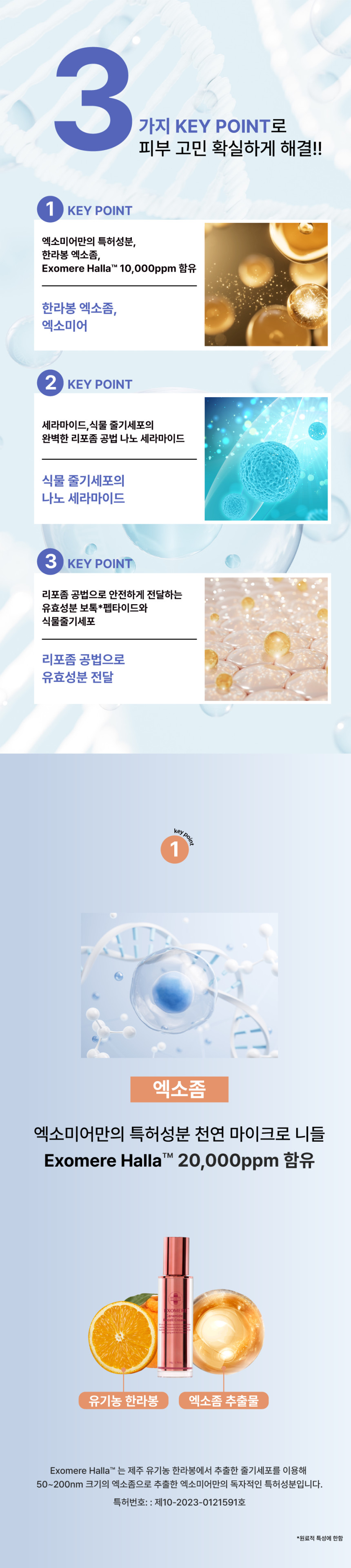 엑소미어 세라마이드 리셀크림 엑소좀 톤케어 탄력강화 50g - 상세 이미지 5