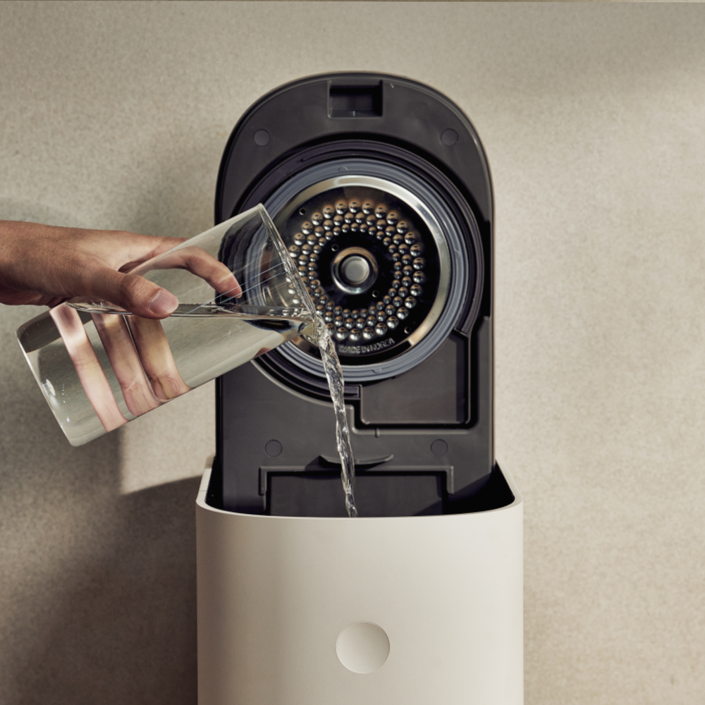 쿠쿠 건조분쇄형 에코웨일 2L 음식물처리기 그레이스화이트 CFD-ENL201DCGW 쿠쿠 직접생산