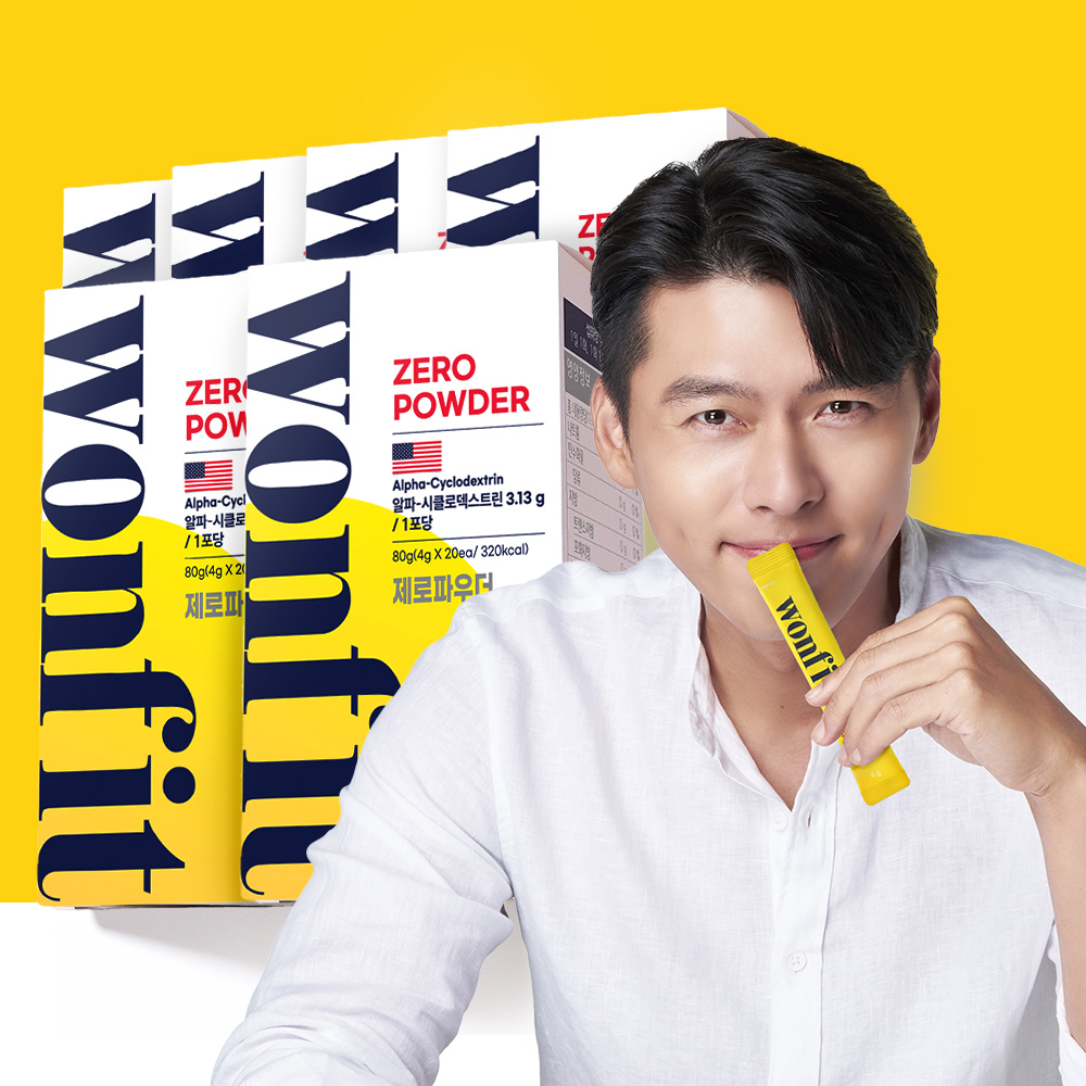 [120포+사은품] 알파CD 원핏 제로파우더 알파시클로덱스트린 알파시디 20포, 6개 제품 이미지