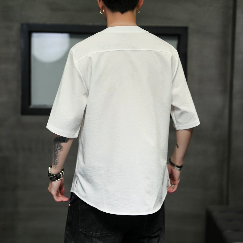 남자 여름 반팔 오버핏 오버사이즈 카라티 기능성 DT5935그린 - 상세 이미지 5
