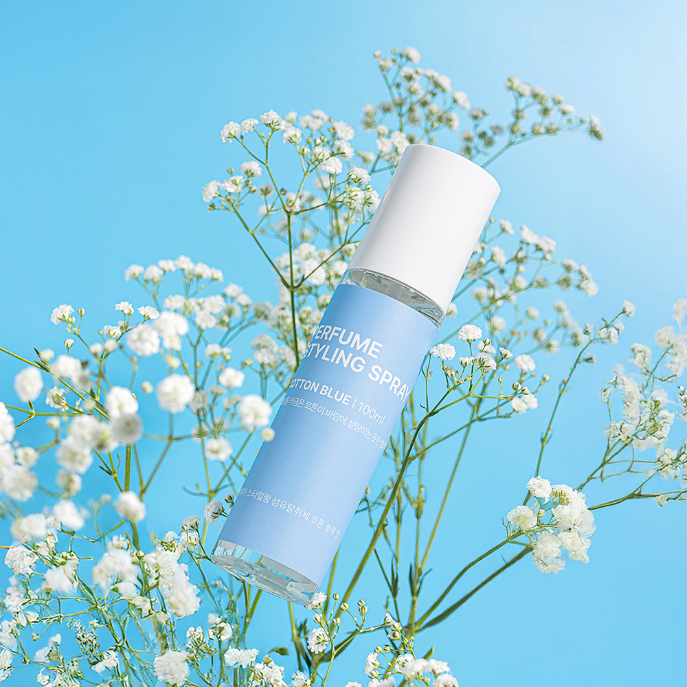 일비아 섬유탈취제 룸 스프레이 다림질 섬유향수 드레스퍼퓸 코튼블루 100ml