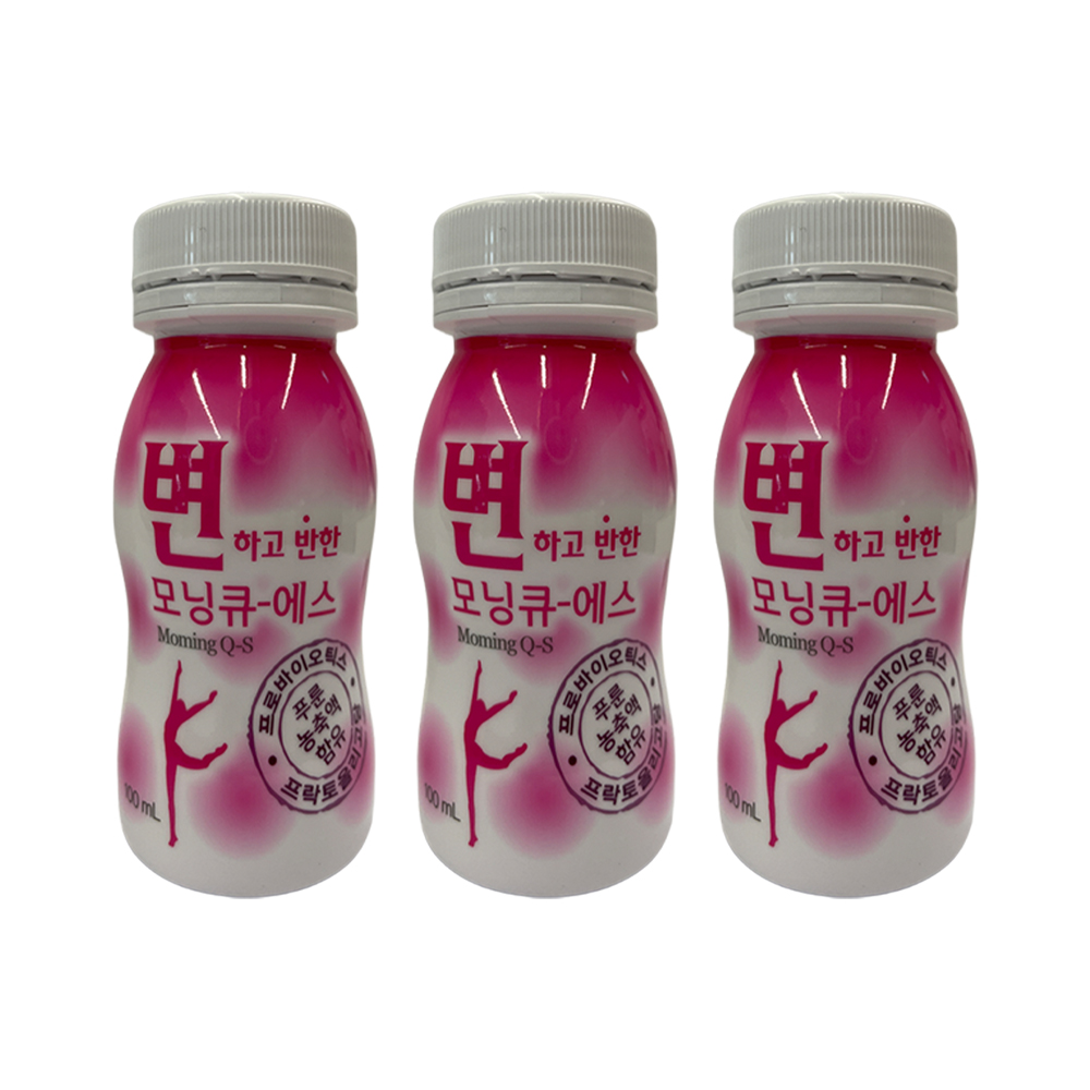 모닝큐 에스 100ml X 3개 슬림 식이섬유 장건강 푸룬농축액 프리바이오틱스 프락토올리고당 함유 - 상품 이미지