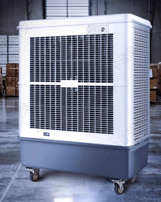 25kg 산업용 냉풍기 160L 700W 2구 대용량 냉방기 공장 이동식 업소용 - 상품 이미지