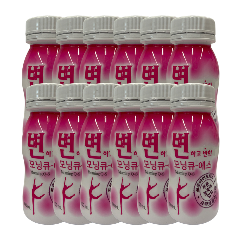 모닝큐 에스 100ml X 12개 슬림 식이섬유 장건강 푸룬농축액 프리바이오틱스 프락토올리고당 함유 - 상품 이미지