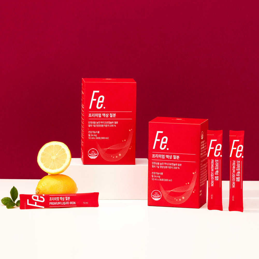 뉴트리모어 프리미엄 액상 리포퍼 철분제 임산부 수유부 산후영양제 24mg 30포, 1개