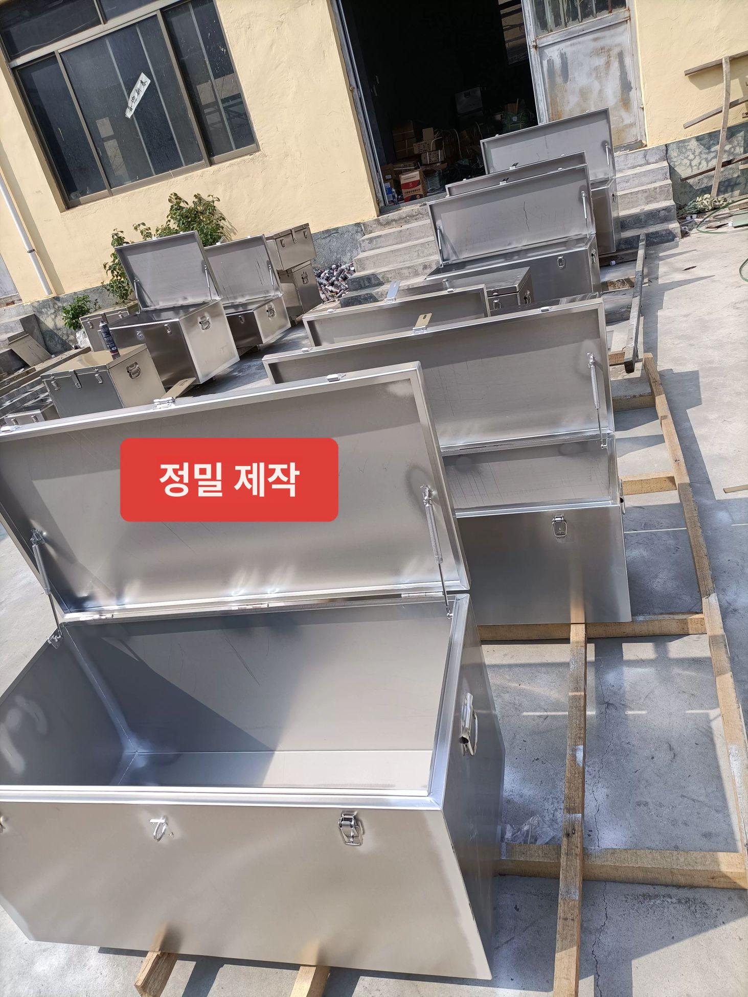 화물차 공구함 스텐 철제 하부 정리 다용도 공구 박스 800x500x500x1.5 - 상세 이미지 5