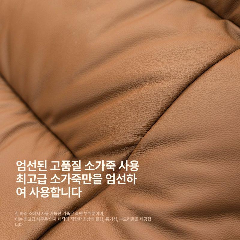 의자 안락 중역 게임용 컴퓨터 수유 독서 커피색-초극세사 수동 - 상세 이미지 5