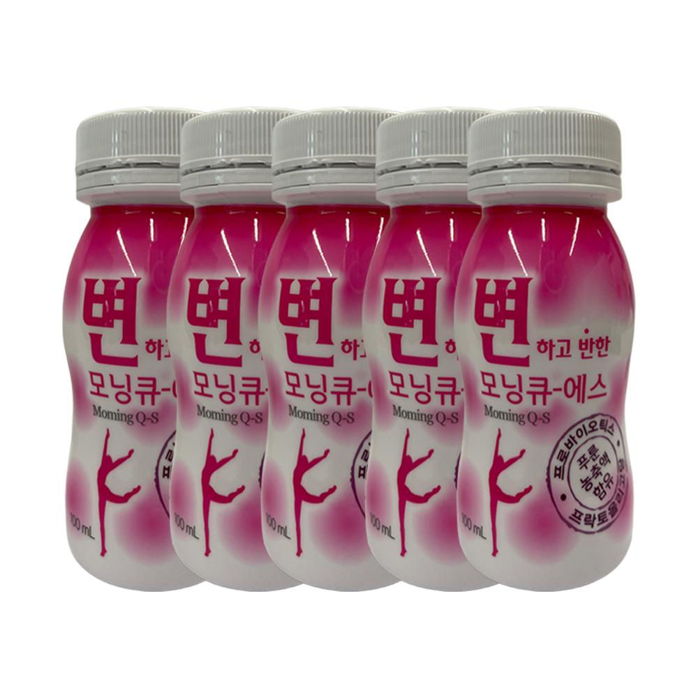 모닝큐 에스 100ml X 5개 슬림 식이섬유 장건강 푸룬농축액 프리바이오틱스 프락토올리고당 함유 - 상품 이미지