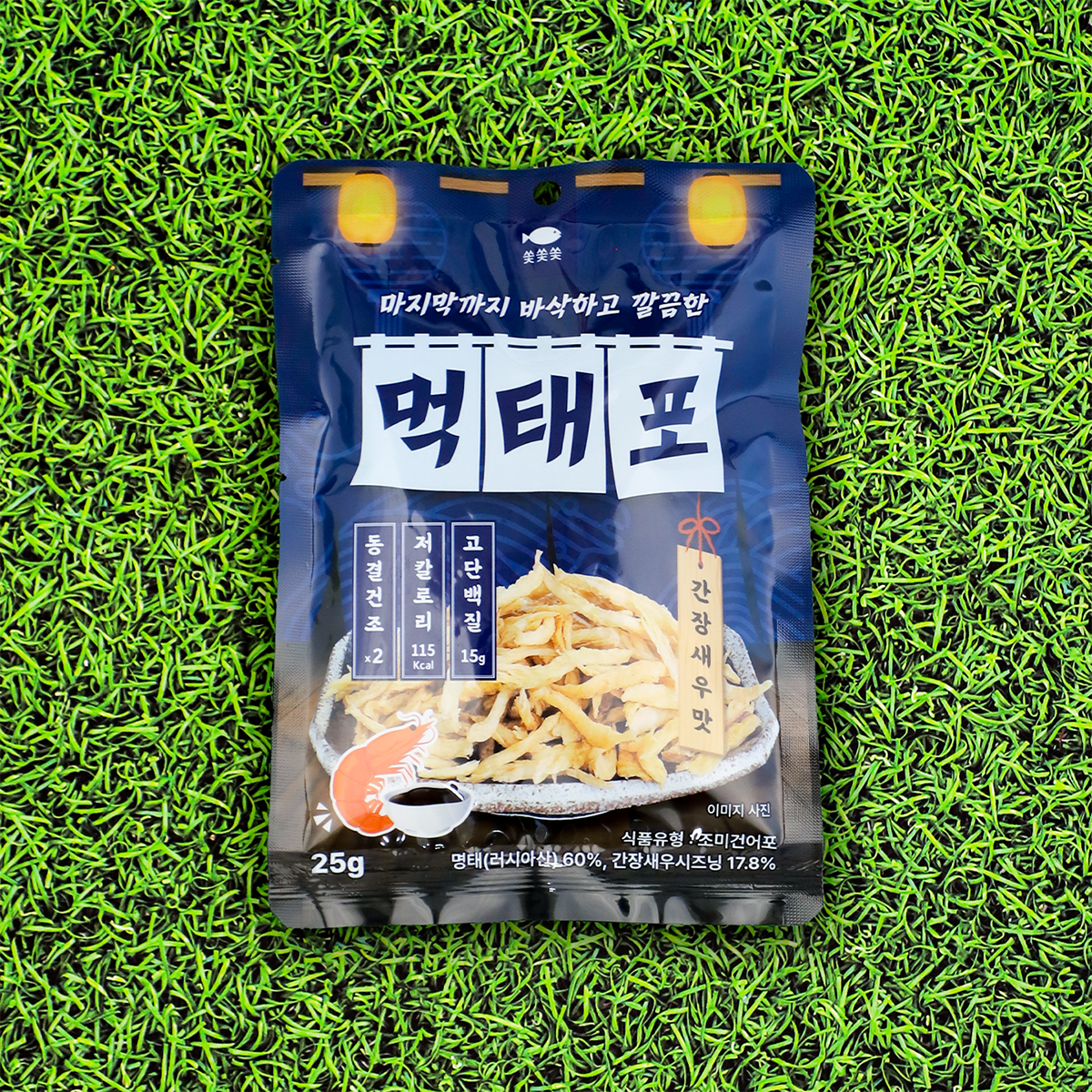 쏯쏯쏯 먹태포 간장새우맛 고단백 저칼로리 먹태 스낵 - 상세 이미지 5