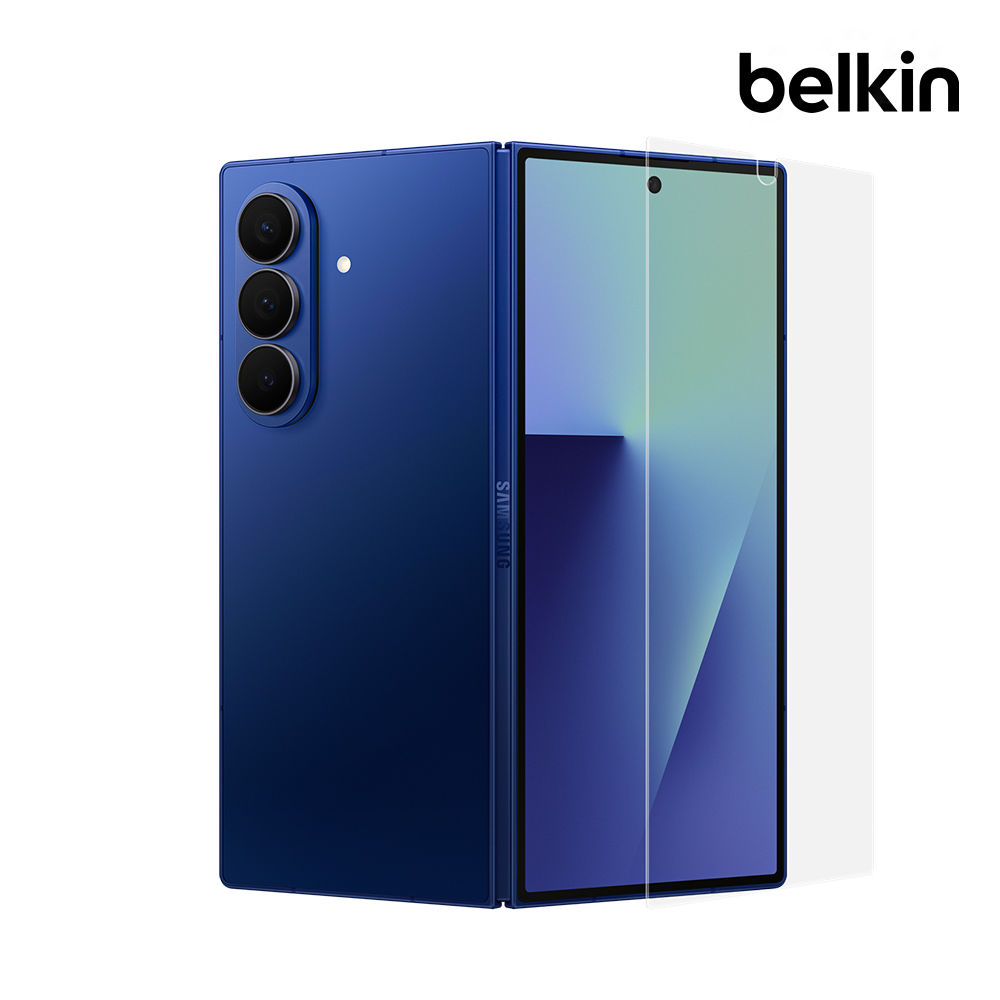 벨킨 갤럭시 Z폴드7 인비지 강화유리 필름 삼성 SMAPP 인증 OVB066 이지트레이 2.0