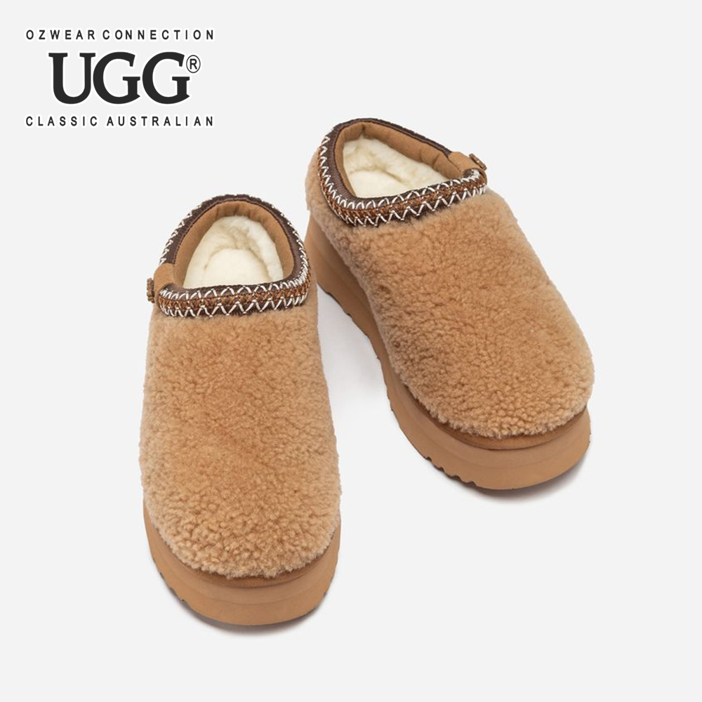 호주 오즈웨어 시드니 시어링 플랫폼 키높이 통굽 양털 겨울 여성 어그 슬리퍼 OB780PS