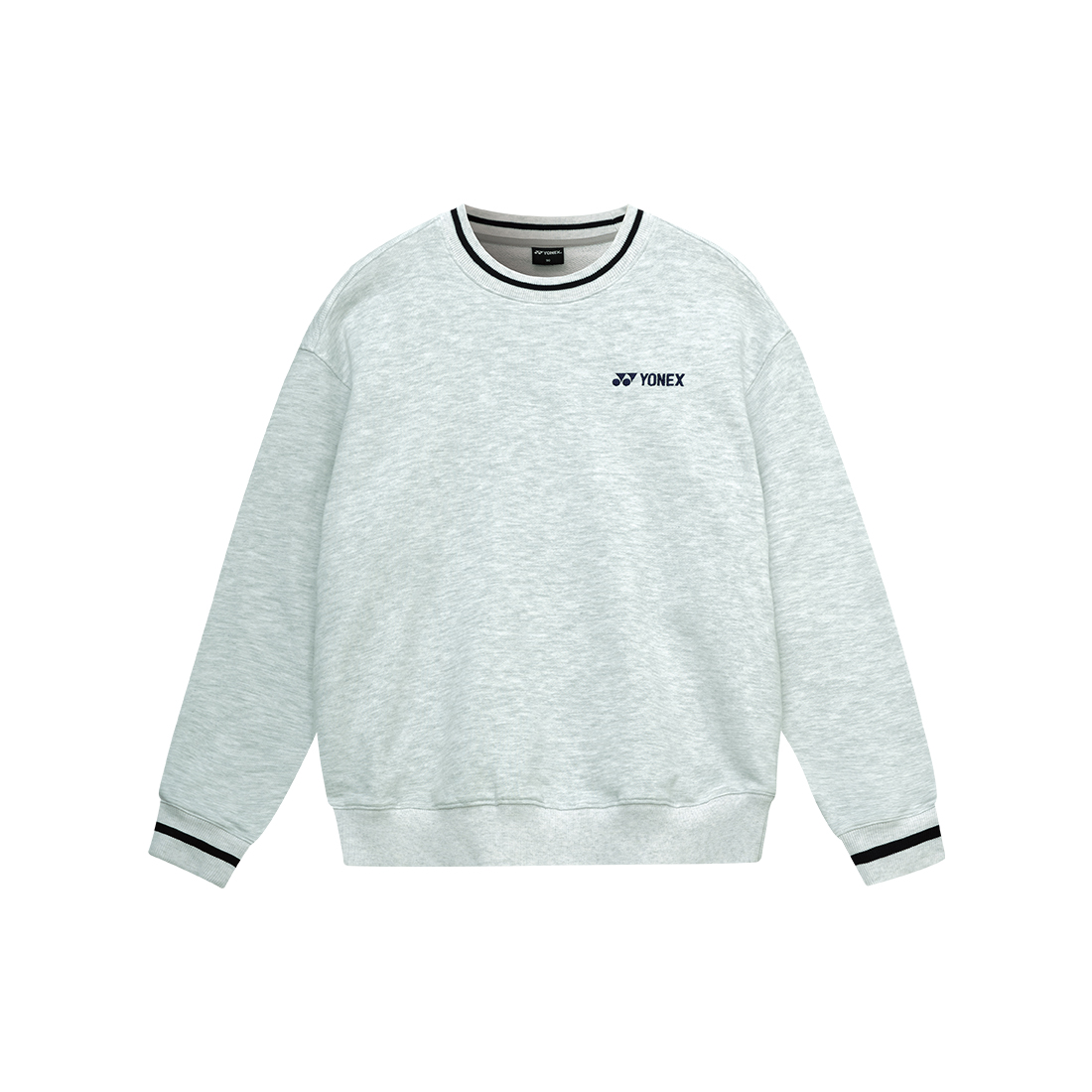 요넥스 253TL002U 배드민턴 맨투맨 남녀공용 데일리웨어 멜란지그레이 - 상세 이미지 3