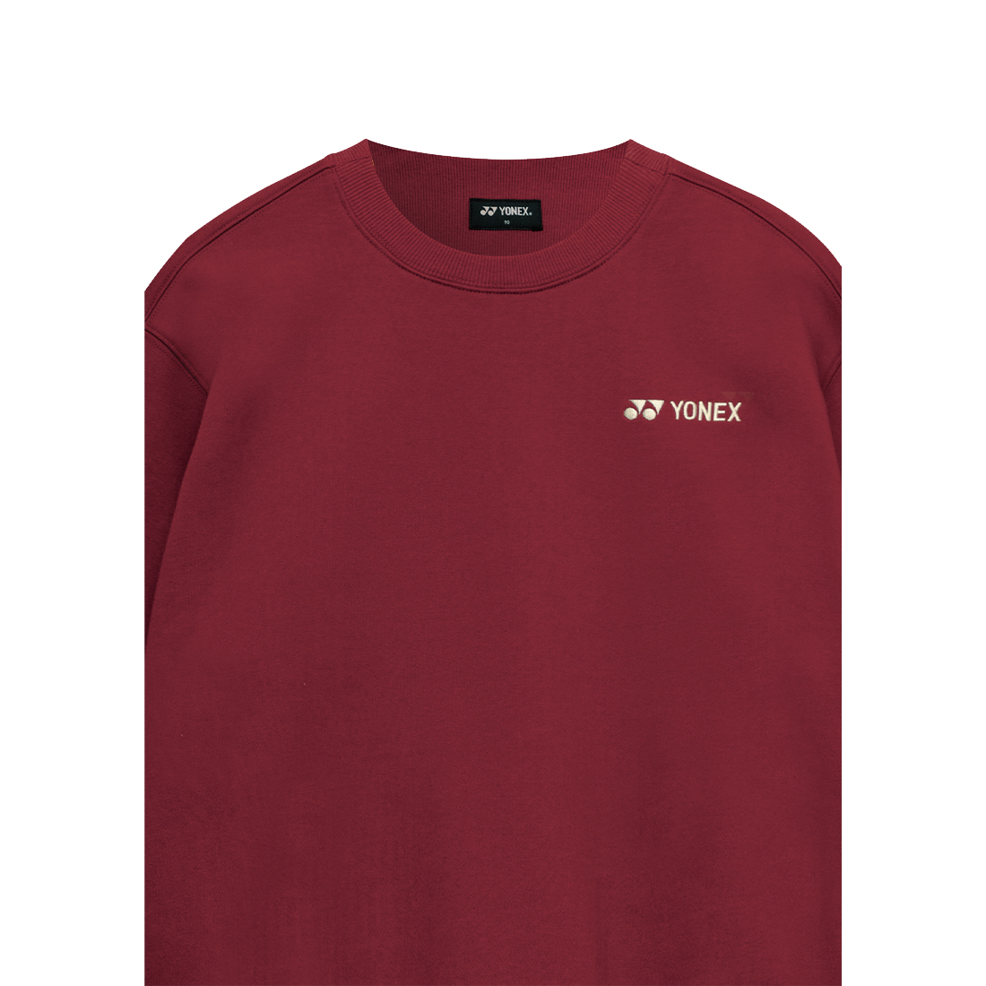 요넥스 253TL004U 배드민턴 오버핏 맨투맨 남녀공용 데일리웨어 버건디 - 상세 이미지 4