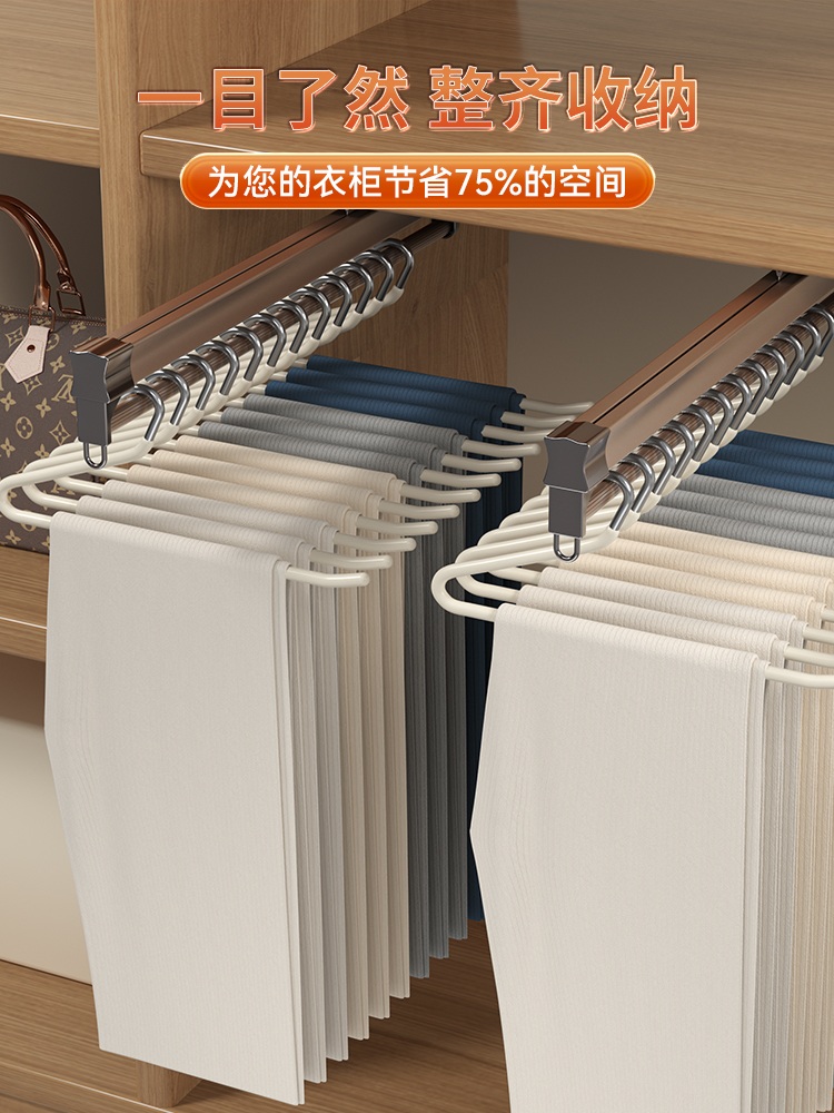 논슬립 다용도 무흔 고리형 바지걸이 그레이 11-35cm 30개 - 상세 이미지 2