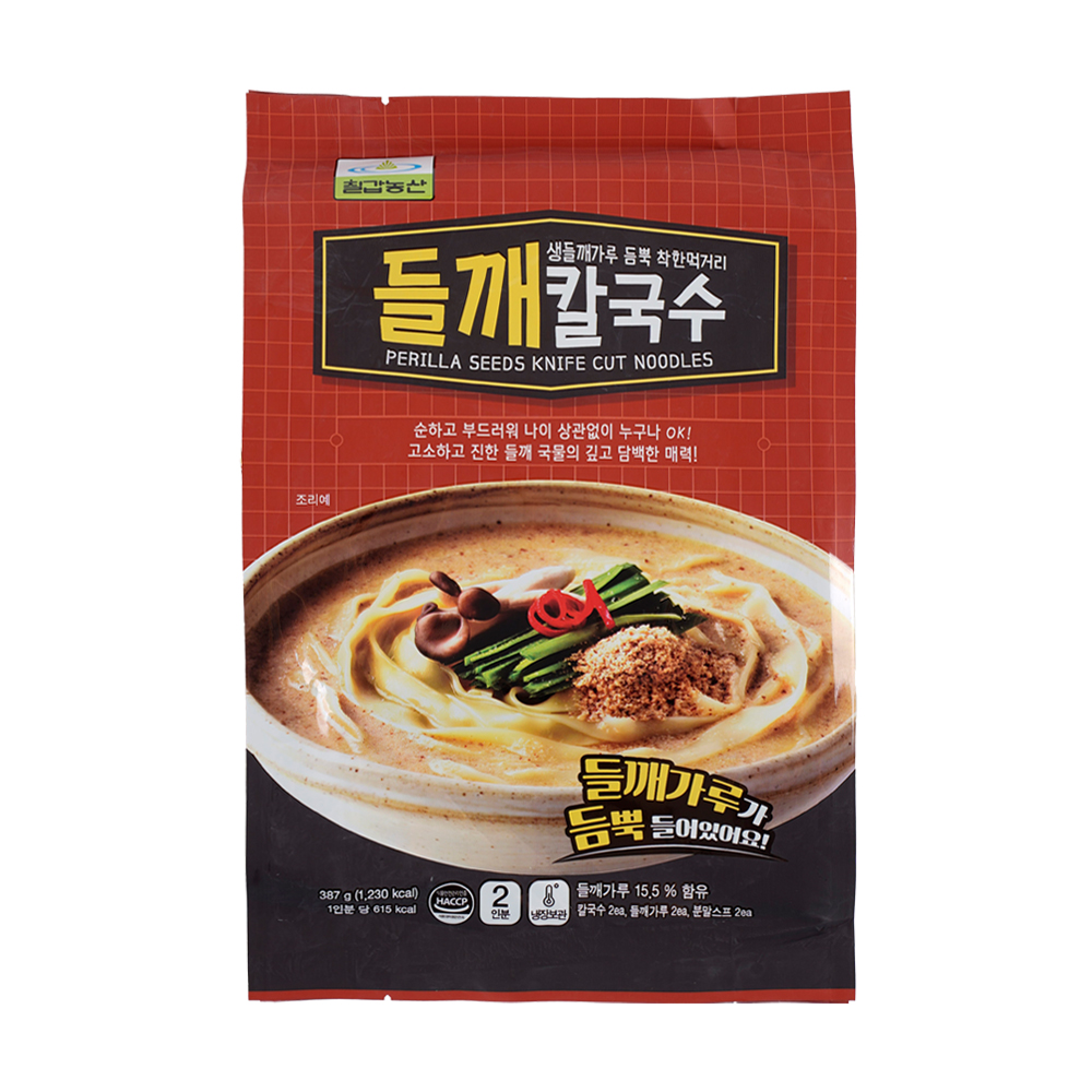 칠갑농산 들깨수제비 들깨칼국수 2+2봉 총 8인분 - 상세 이미지 5